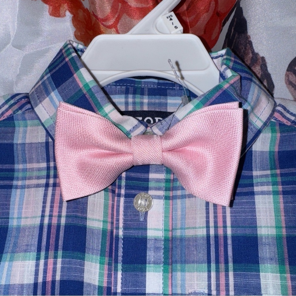 Izod Boy’s Long Sleeve Collared Dress Shirt NWT - Picture 5 of 7